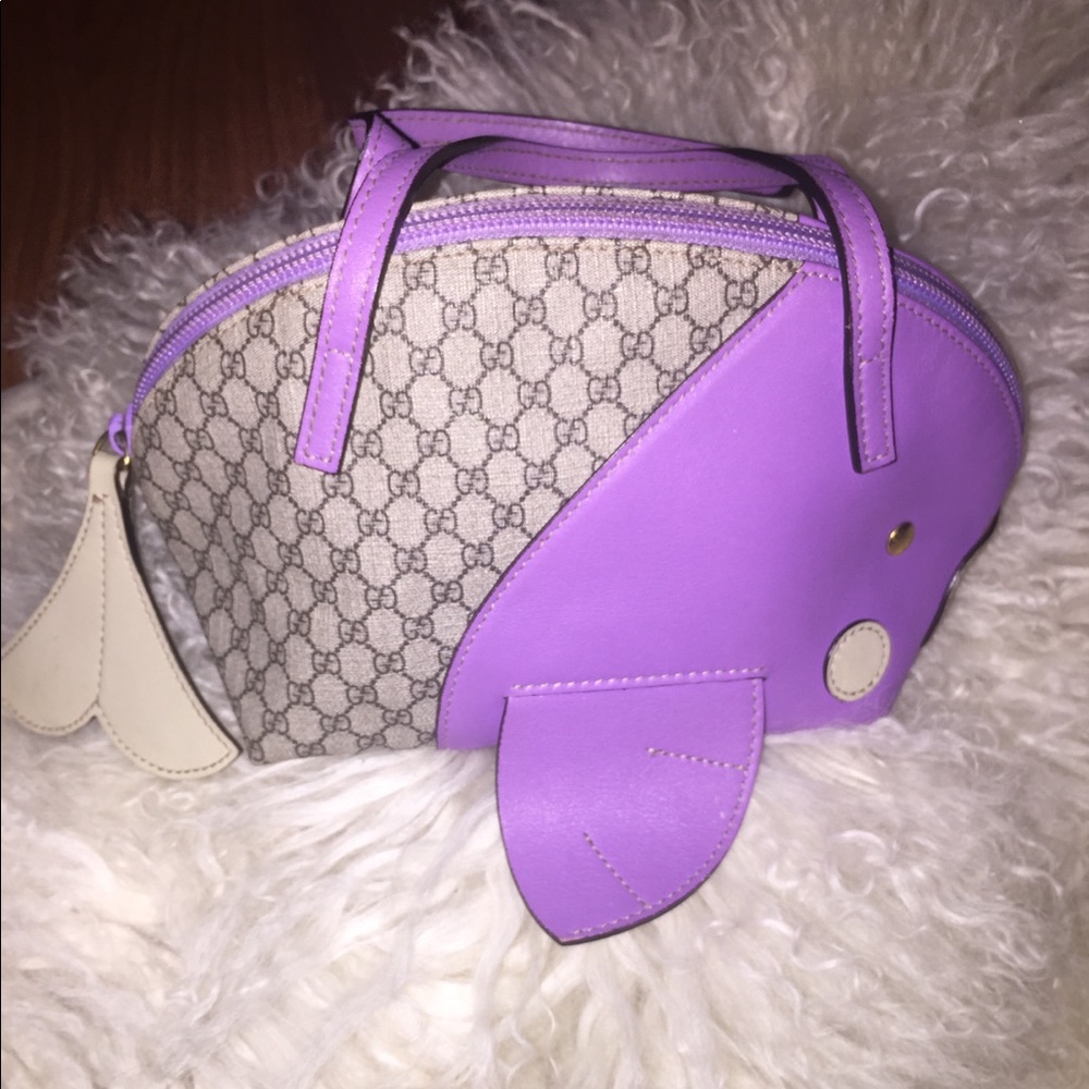 Gucci kid purse.  Supreme fish appliqué bag